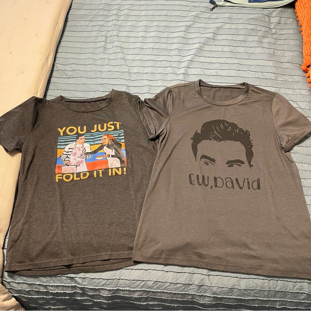 NWOT Schitt’s Creek shirts